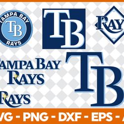Tampa Bay Rays Baseball Bundle Svg, MLB Logo Svg, MLB Svg, Baseball Team Svg File Cut Digital Download