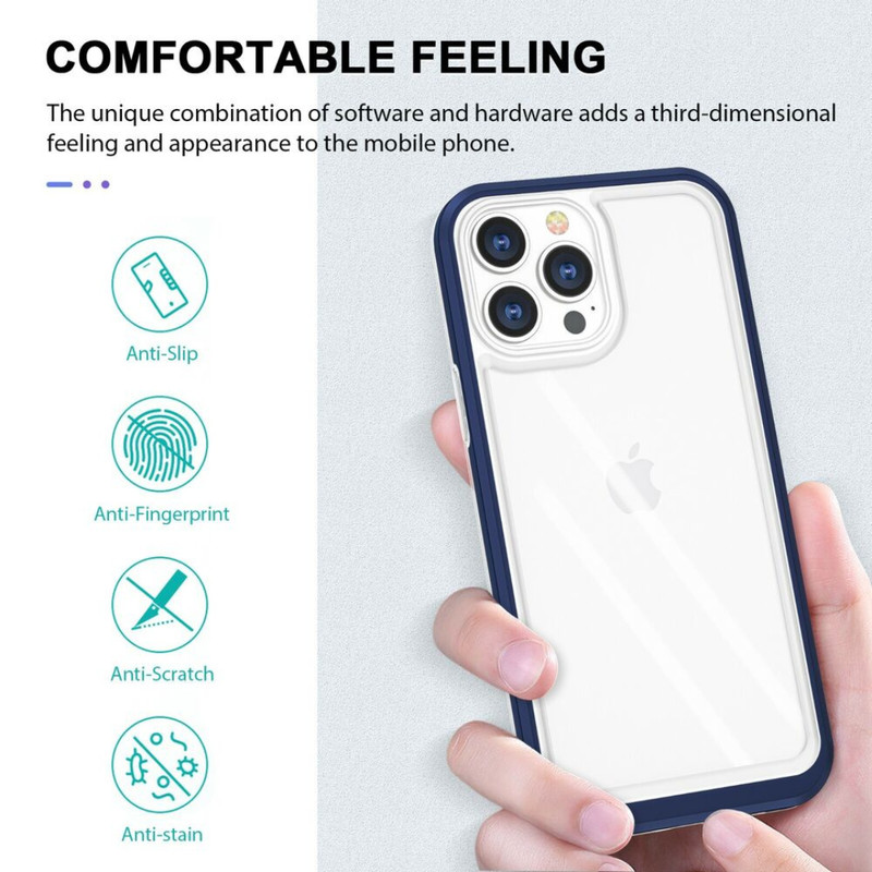 CLEAR Phone Case For iPhone 13 12 11 Pro Max XR SE 8 7 + Shockproof Bumper Cover (10).png