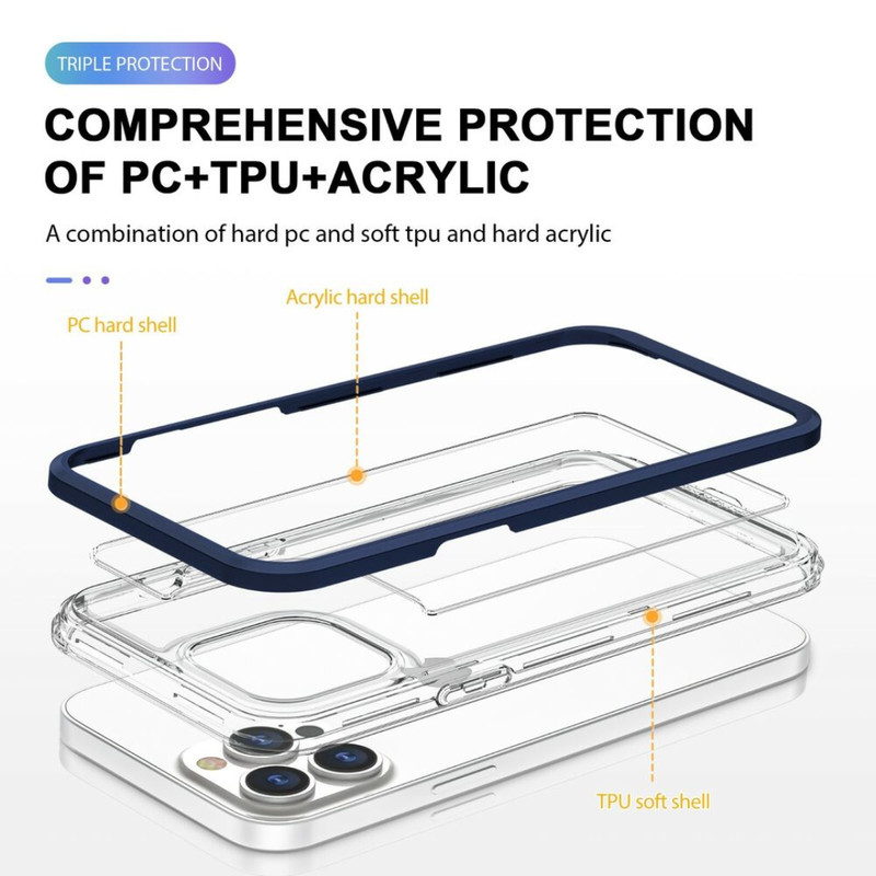 CLEAR Phone Case For iPhone 13 12 11 Pro Max XR SE 8 7 + Shockproof Bumper Cover (6).png