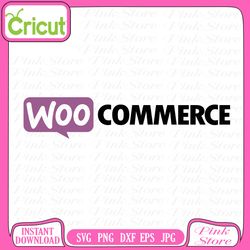 woocommerce logo svg, logo svg, svg files, cricut, craft svg, crafting svg, cut file for cricut, silhouette