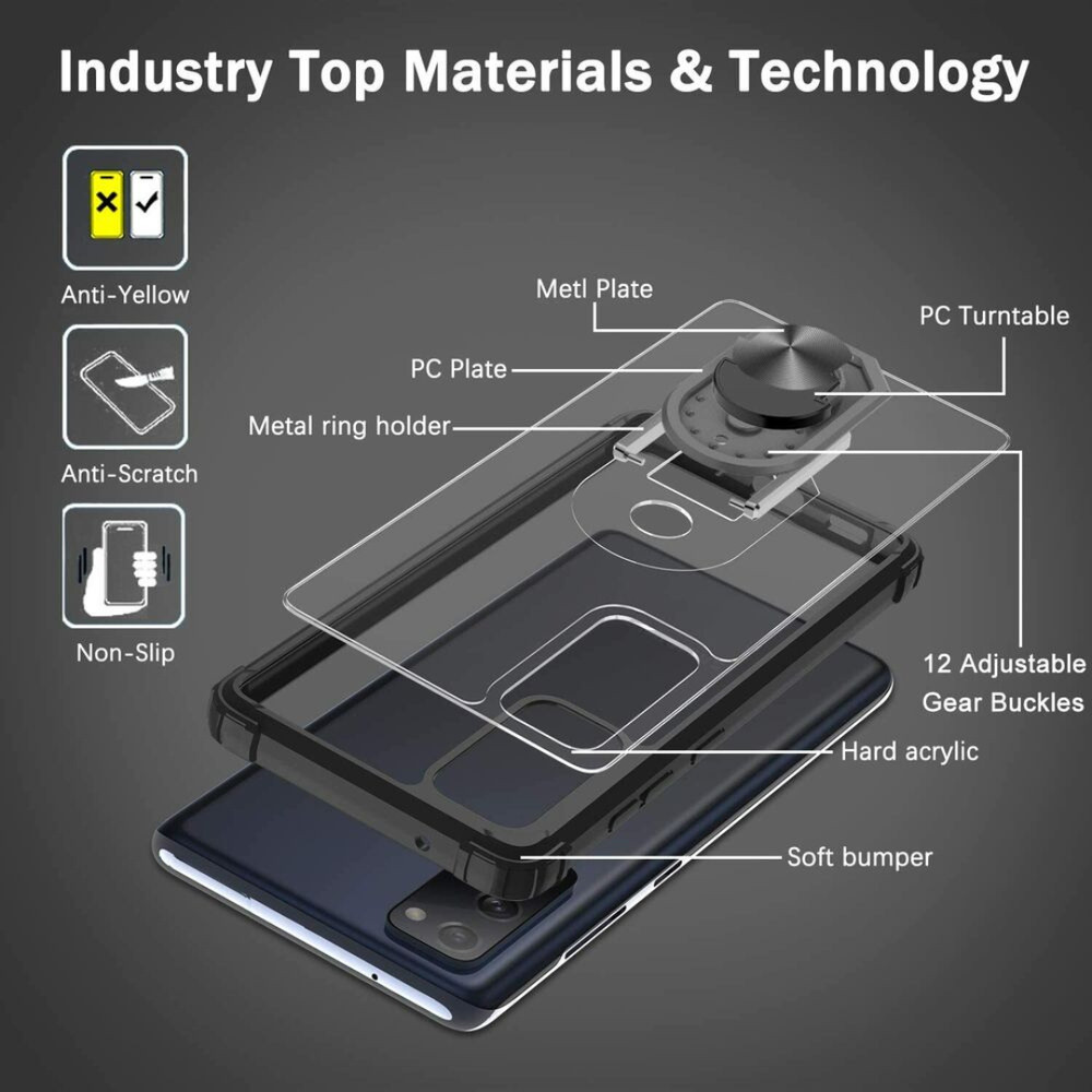 Clear Phone Case For Samsung Galaxy S20, S20 FE , S20+, S20 Ultra Hard Cover (8).png