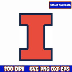 logo illinois fighting illini svg, n-c-aa svg, college football, college basketball, logo bundle, instant download