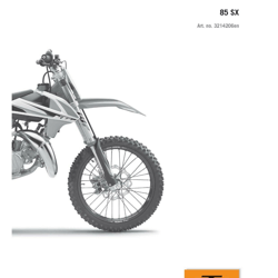 KTM Owners Manual Book Guide 2021 85 SX