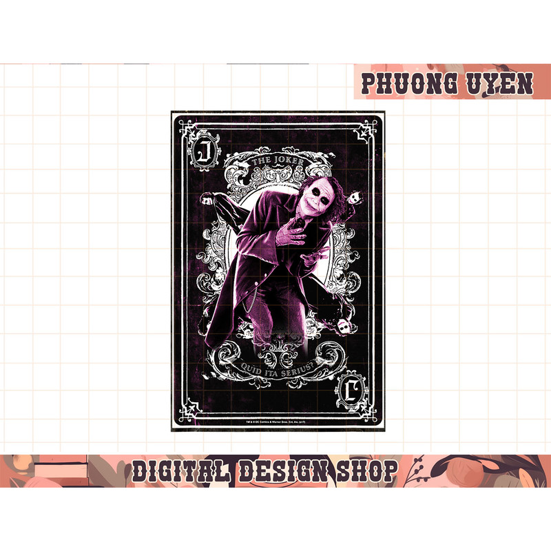 Batman Dark Knight Joker Quid Ita Serius png, sublimate.jpg