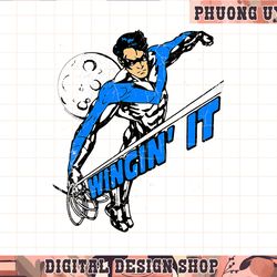 batman nightwing wingin it png, sublimate