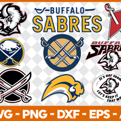 buffalo sabres hockey bundle svg, hockey logo svg, hockey svg, hockey team svg file cut digital download