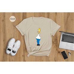 homer simpson shirt, cartoon simpsons t-shirt, funny simpsons, simpsons birthday shirt, gift for simpsons fan