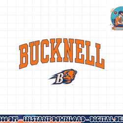 bucknell bison arch over logo officially licensed  png, sublimation copy