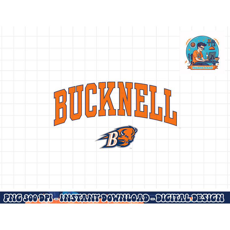Bucknell Bison Arch Over Logo Officially Licensed  png, sublimation copy.jpg
