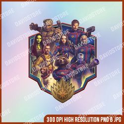 guardians of the galaxy png clip art png, marvel guardians of the galaxy vol. 3 family group shot png, png high quality