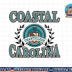 coastal carolina chanticleers laurels logo  png, sublimation copy