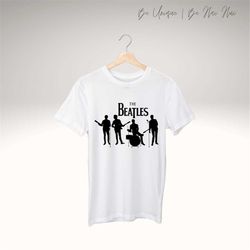 the beatles t-shirt, beatles retro shirt, classic rock band tee