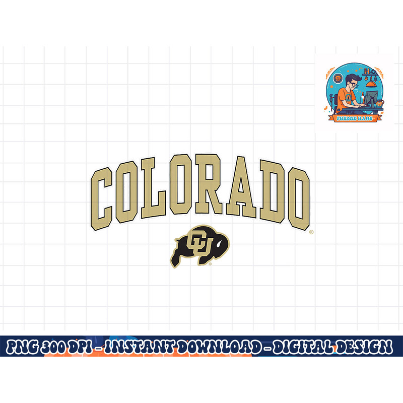 Colorado Buffaloes Arch Over Black Officially Licensed png, sublimation copy.jpg