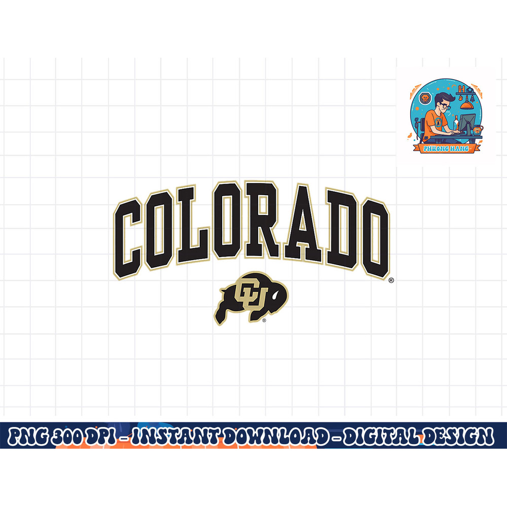 Colorado Buffaloes Arch Over Heather Gray png, sublimation copy.jpg
