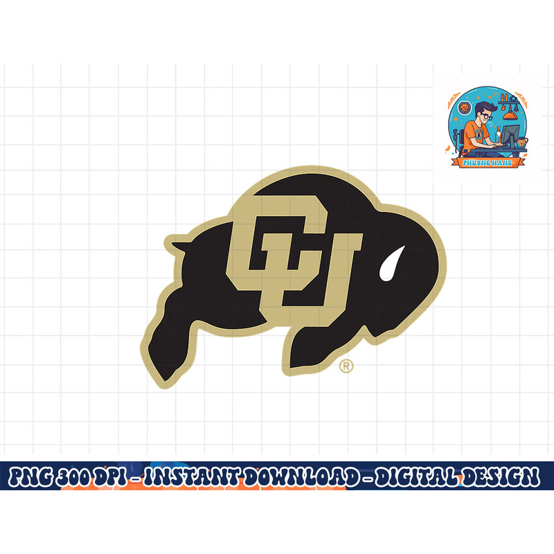 Colorado Buffaloes Icon Black Officially Licensed png, sublimation copy.jpg