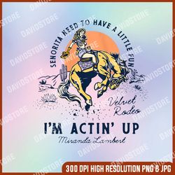 womens miranda lambert actin' up tank top png, png high quality, png, digital download