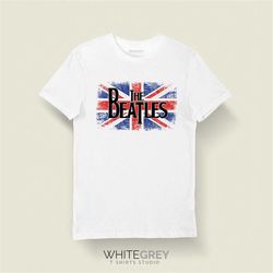 the beatles t shirt uk grunge flag tee unisex women's men's tshirt