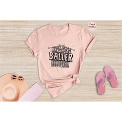 baller t-shirt, funny knitting shirt, crochet t shirt, knitting gift, knitting lover tee, sarcastic shirt