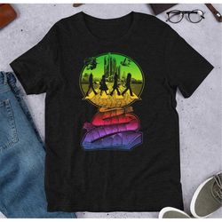 the long and winding yellow brick road mashup t-shirt