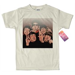 the beatles with bob dylan t-shirt