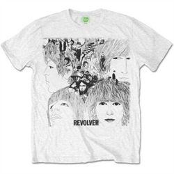 the beatles unisex t-shirt: revolver album cover