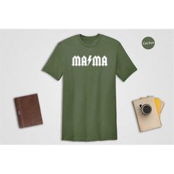 rocker mama shirt, mother's day t-shirt, cute mom tee, mother's day gift, mom life shirt, rocker mama gift, acdc mama te