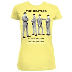 the beatles ladies fashion t-shirt: you can't do that