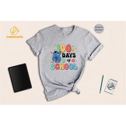 100 days of school stitch t-shirt, stitch shirt, 100th day gift, back to school tee, teacher school shirt, 100 days of s