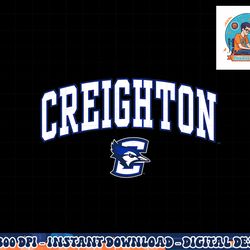 creighton bluejays arch over royal officially licensed  png, sublimation copy