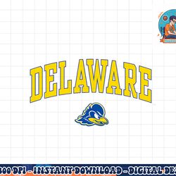 delaware fightin blue hens womens arch over royal png, sublimation copy