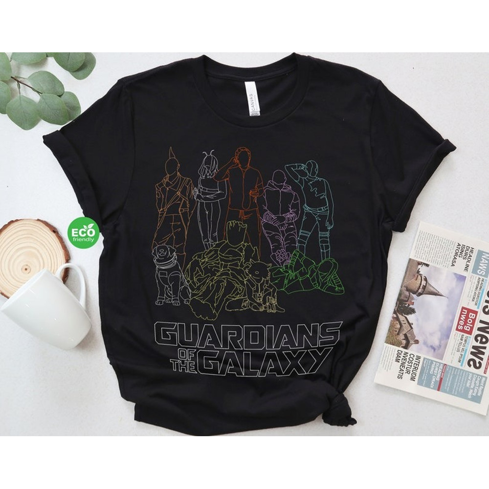 118.jpgLine Drawing Guardians of the Galaxy Vol.3 Shirt, Gotg Avengers Team Member Tee, Guardians of the Galaxy 2023 Movie Tee