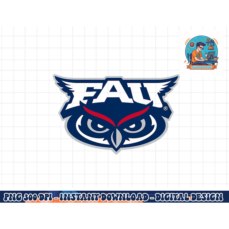 Florida Atlantic Owls Icon Officially Licensed png, sublimation copy.jpg