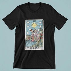 the moon tarot card t-shirt - tarot card graphic t-shirt for men and women