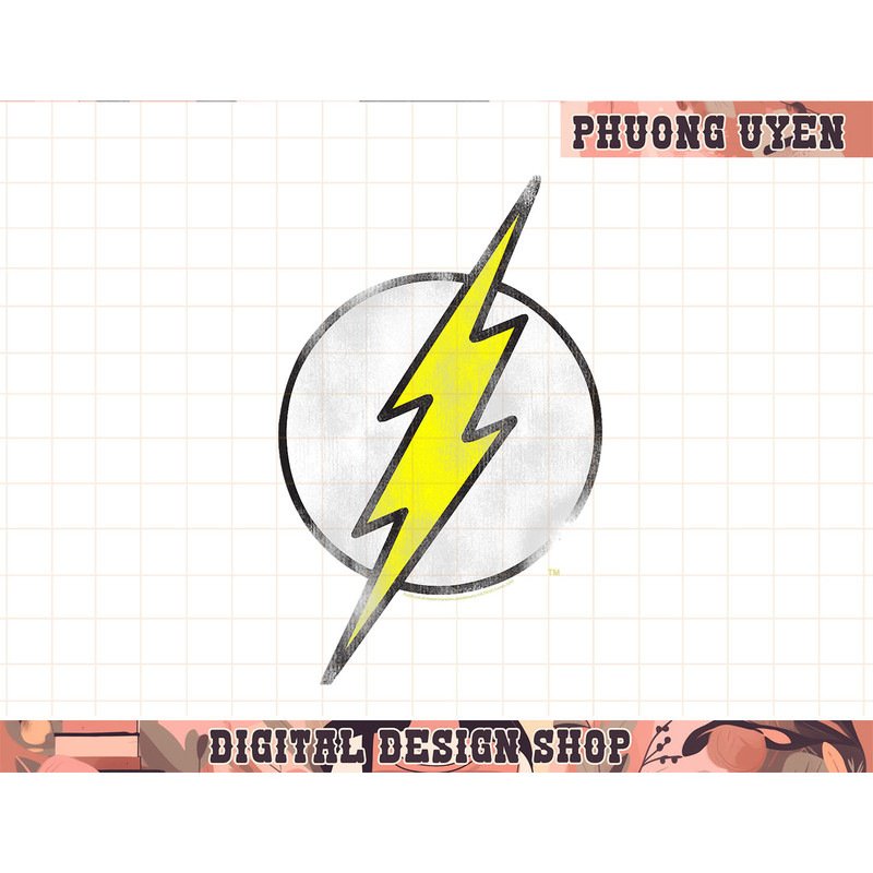 DC Comics The Flash Large Classic Chest Logo T-Shirt (1) copy.jpg