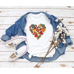 vegetables shirt | garden t-shirt, gardening shirt, botanical shirt, plant lover shirt, plant tee shirt, garden lover gi