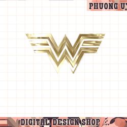 dc comics wonder woman 1984 gold logo  png, sublimate