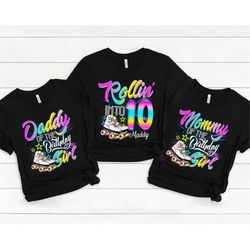 personalized skate birthday shirt, rolling skates, skating birthday shirt, roller skate outfit, roller skating birthday,