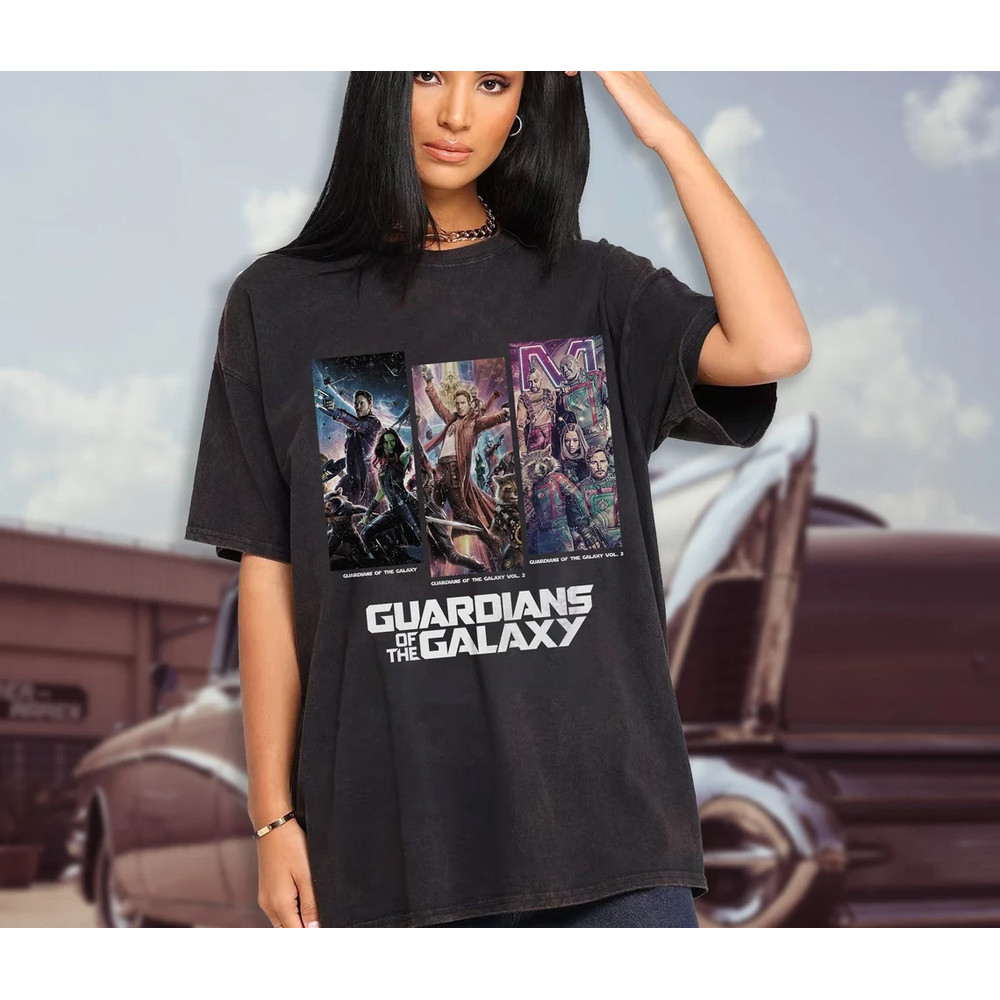 Retro Guardians Of The Galaxy 3 Vol Shirt, Superhero Shirt, Star Lord Shirt, Rocket and Team Space Shirt, Marvel Movie