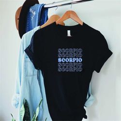 scorpio shirt, zodiac shirt, astrology shirt, gift for scorpio, horoscopes shirt, scorpio sign shirt, scorpio zodiac shi