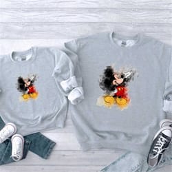 mickey watercolor sweatshirt | disney sweatshirt | disney shirts | unisex sweatshirt | crewneck sweatshirt | disney swea