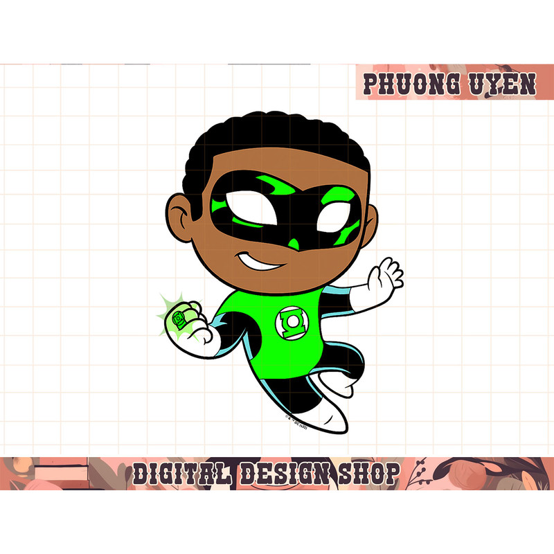 DC Super Friends Green Lantern John Stewart Portrait png, sublimate.jpg