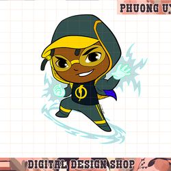 dc super friends static shock big character portrait  png, sublimate