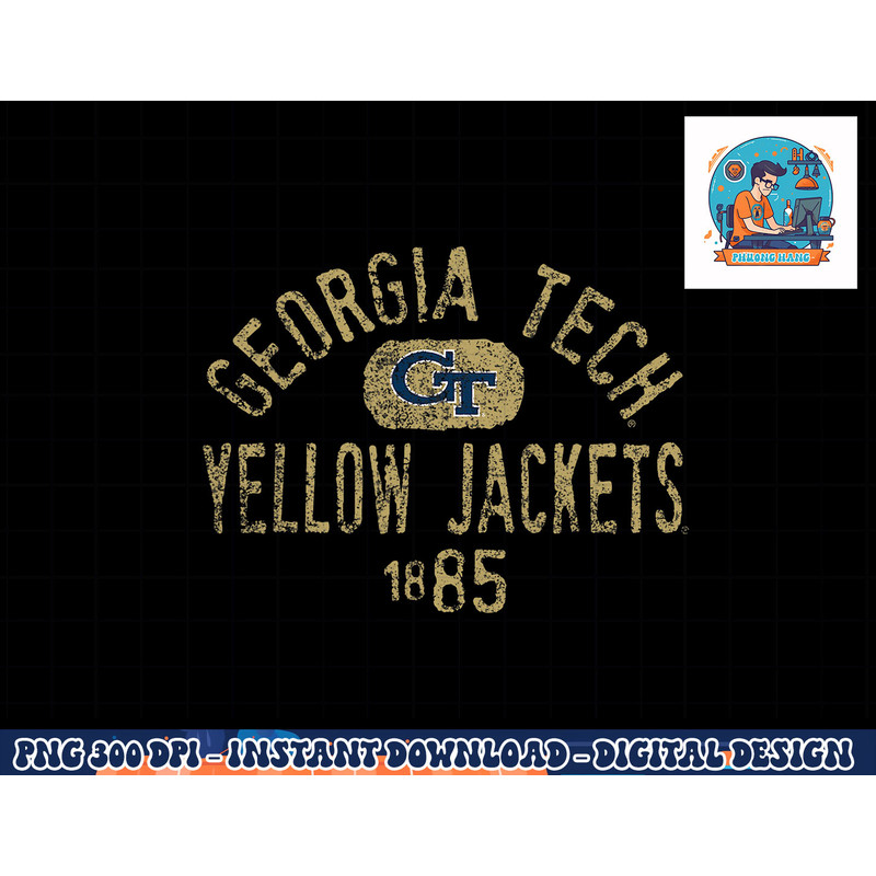 Georgia Tech Yellow Jackets 1885 Vintage png, sublimation copy.jpg