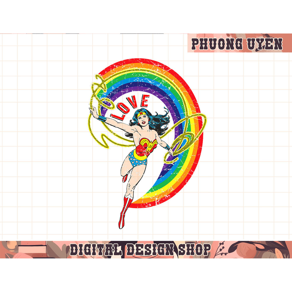 DC Wonder Woman Rainbow Love 01 png, sublimate.jpg