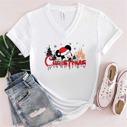 Mickey Christmas Shirt - Disney Christmas Shirt - Christmas Castle Sweatshirt - Mickey Christmas Sweatshirt - Christmas