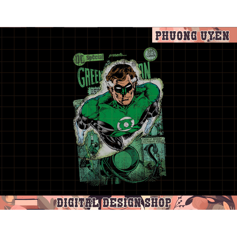 Green Lantern 1 Distress T Shirt png, sublimate.jpg