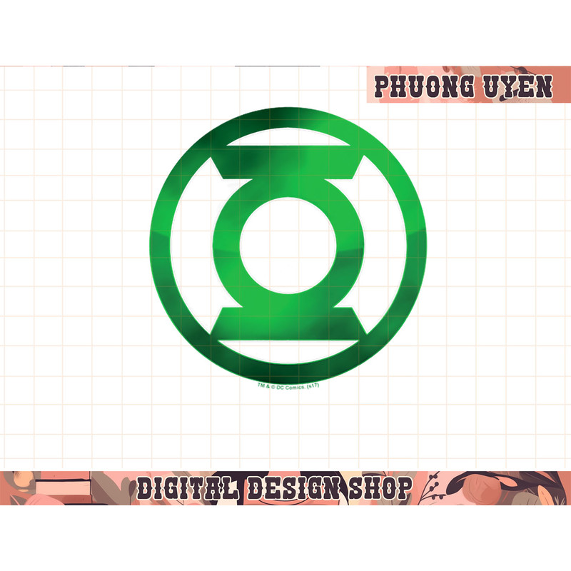 Green Lantern Green Chrome Logo T Shirt png, sublimate.jpg