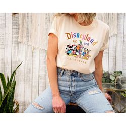 disneyland est 1955 california shirt - vintage disneyland shirt - disneyland 1955 shirt - retro disney shirts - retro di