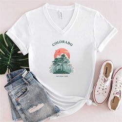 colorado tee - national park shirt - colorado graphic tee - rocky mountains - boho tee - vintage inspired cotton t-shirt