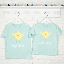 big chick little chick easter t shirt set